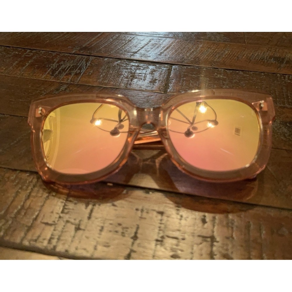 Chimi Core Women's Guava Square Sunglasses 008‎ 54-22 Peach/Pink
